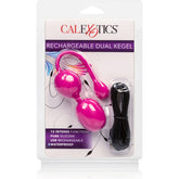 CALEXOTICS - REFILLABLE DOUBLE KEGEL PINK